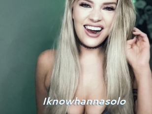 Iknowhannasolo